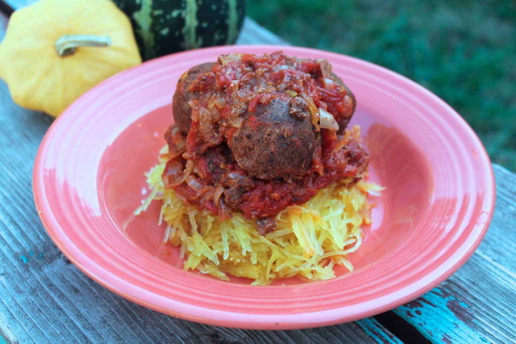 Spaghetti Squash and “Meat”balls