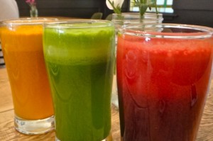 Our palates were primed with three juices: Liquid Sunshine, Detox and Immune Boost, all three were delicious and refreshing.