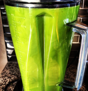As you get into your smoothie routine you will find you are able to add more greens.
