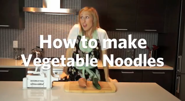 Video: How to make raw vegetable noodles